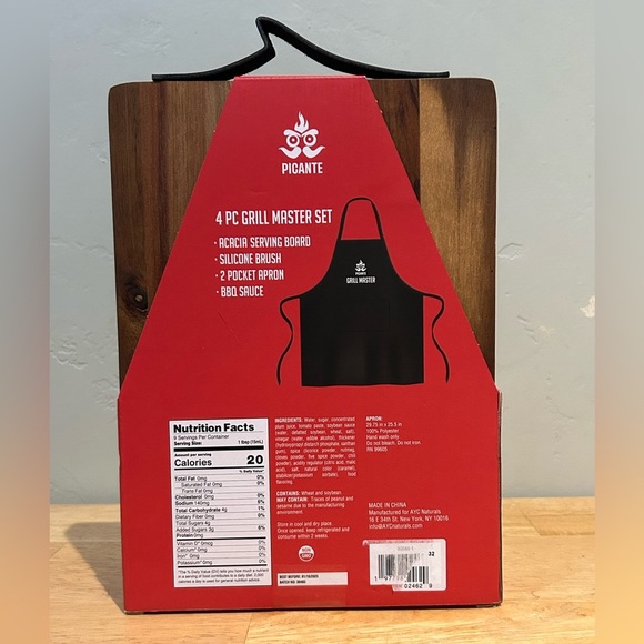 NEW 4 Piece Grill Master Gift Set Made By Picante - Picture 5 of 6